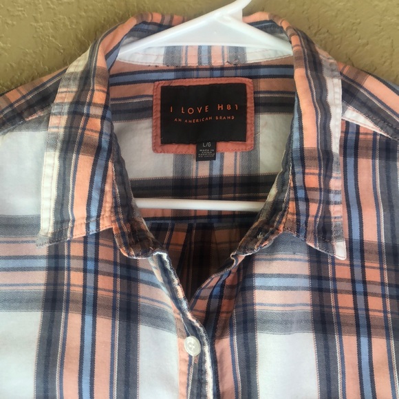 Plaid Soft Button Up - Picture 2 of 6